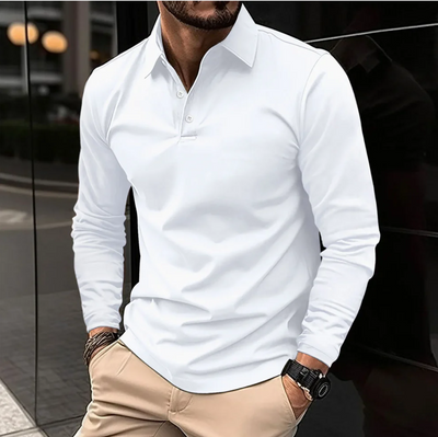 Tom™ | Stilig Polo med Lange Ermer