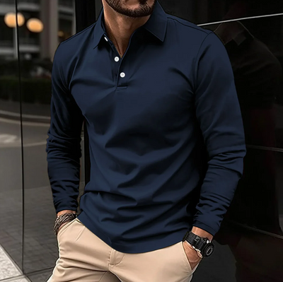 Tom™ | Stilig Polo med Lange Ermer