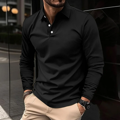 Tom™ | Stilig Polo med Lange Ermer