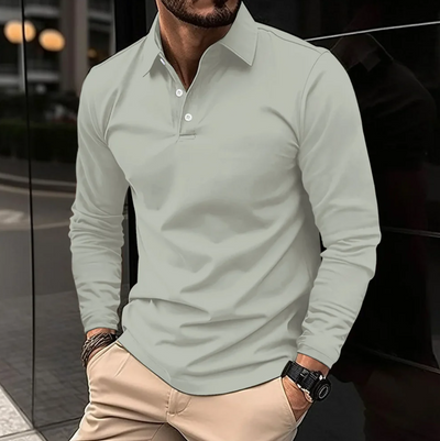 Tom™ | Stilig Polo med Lange Ermer