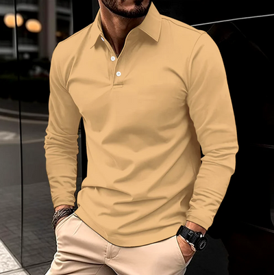 Tom™ | Stilig Polo med Lange Ermer