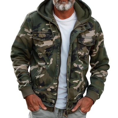 Roy™ | Kamuflasje Cargo Jakke – Tøff, Funksjonell og Stilig